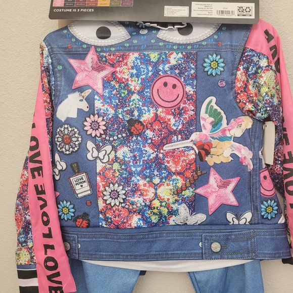NWT Nickelodeon "That-Girl Lay-Lay" Girl's Halloween Costume 3 Piece S (6-6×) - Picture 7 of 9